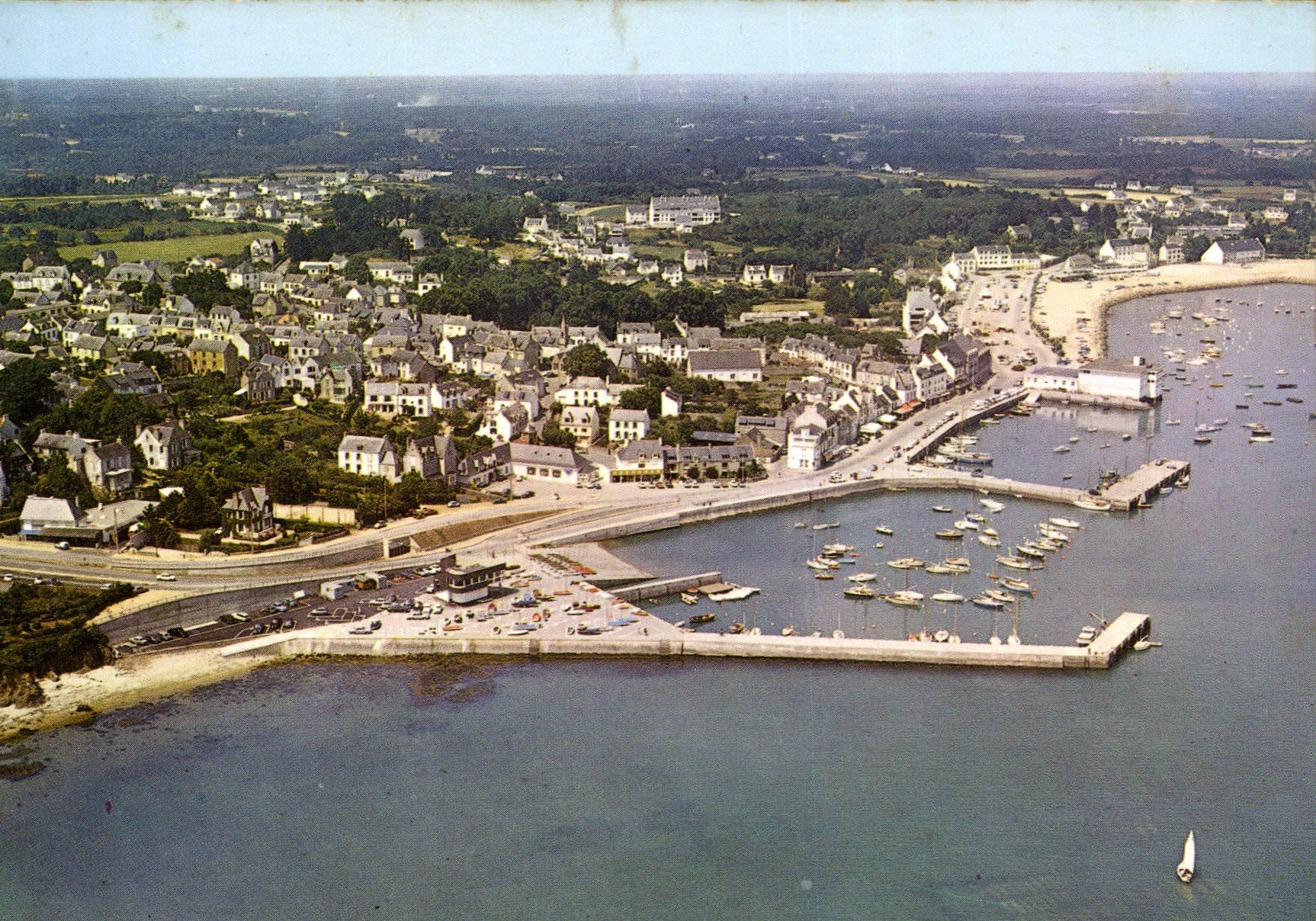 CPSM La Trinite Sur Mer Vue Generale Du Port