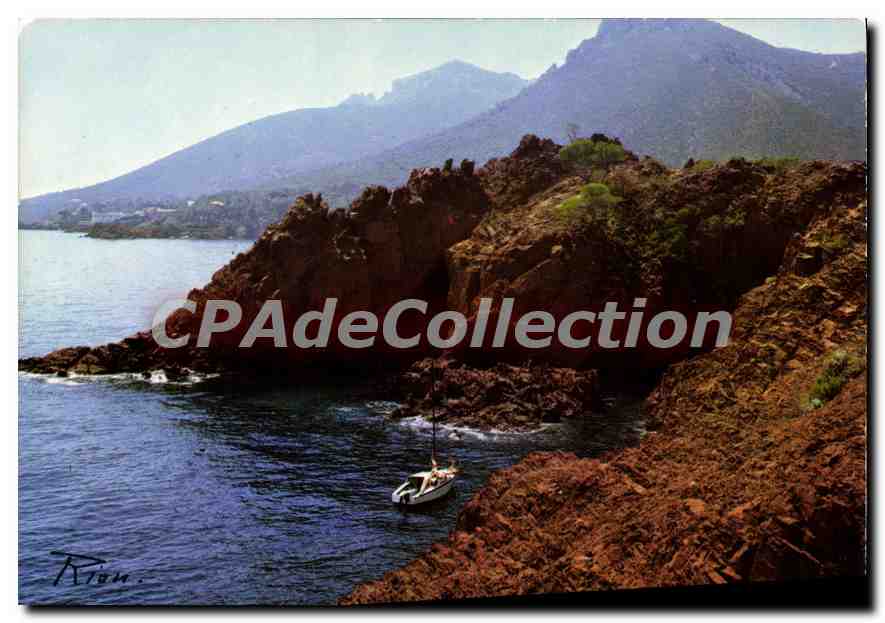Les Roches rouges du Trayas — La Corniche d'Or — Éd. A. Rion, 115, Av. S. Lambert, 06000 Nice