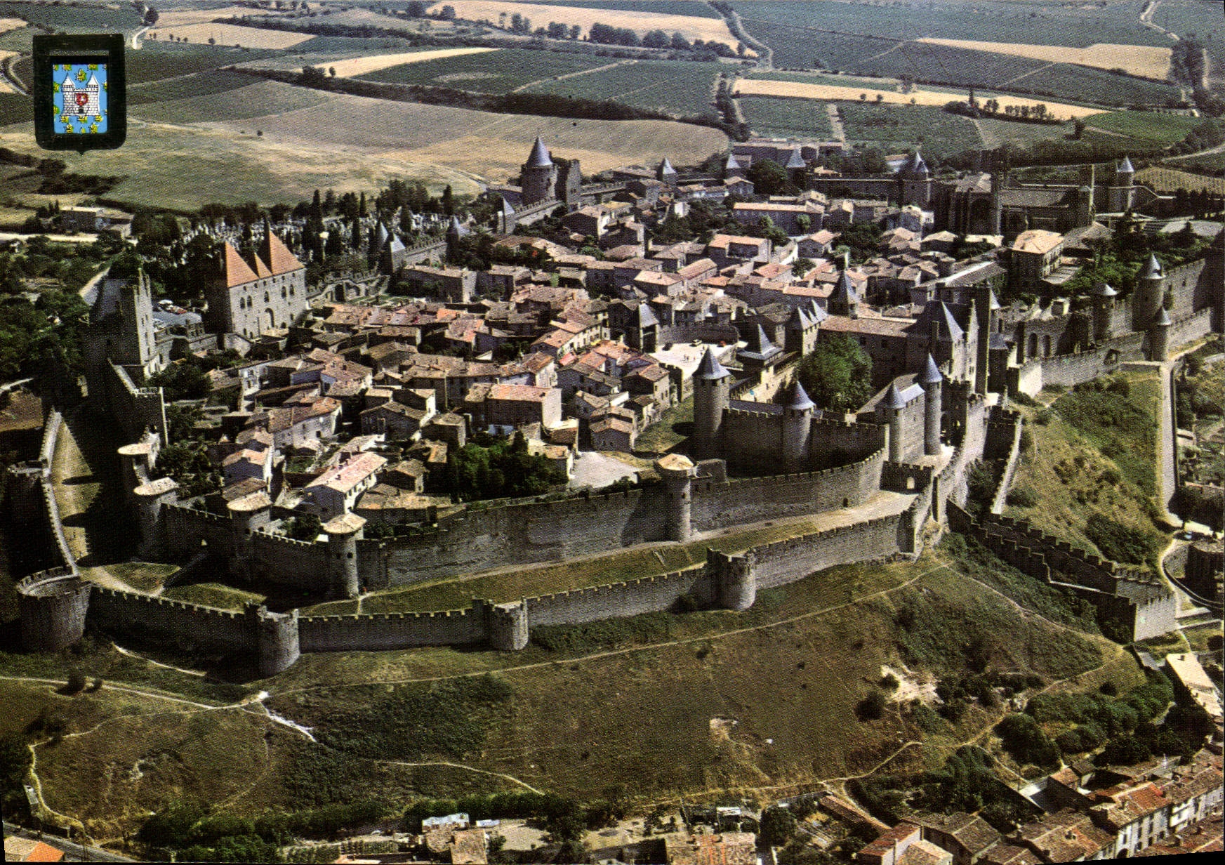 CPSM Carcassonne Entree Du Chateau Comtal