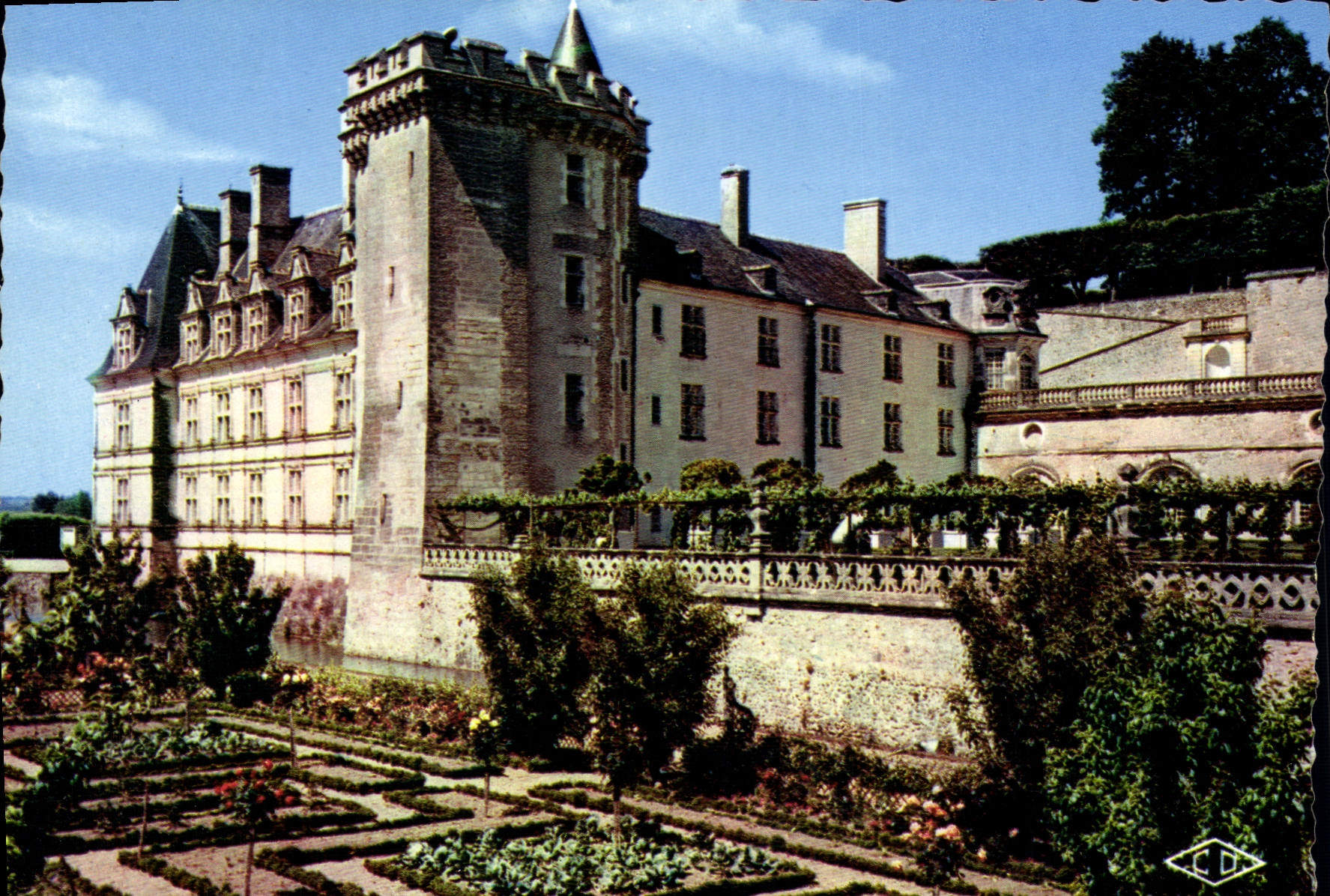 CPSM Villandry Le Chateau