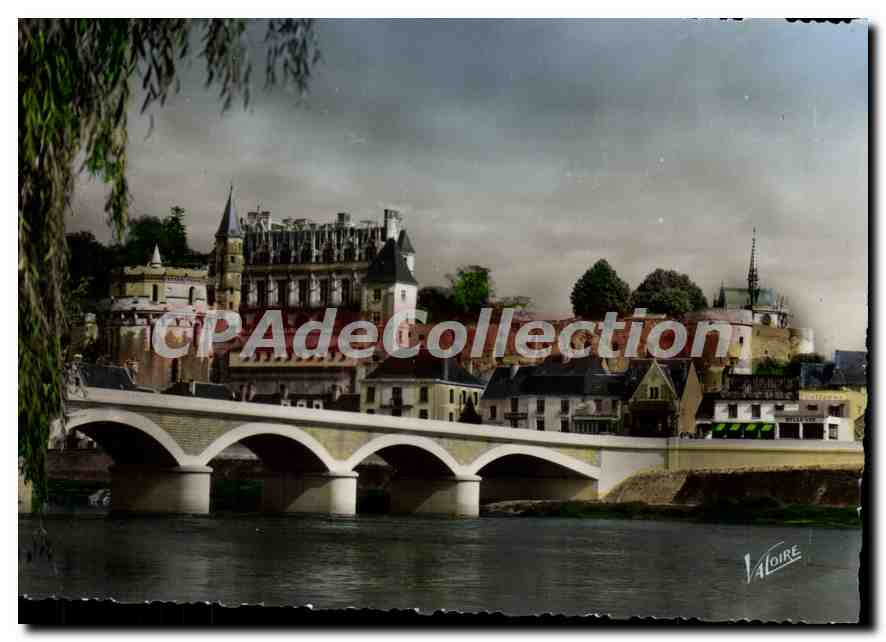 CPSM Amboise Le Chateau Enceinte Et La Chapelle Saint Hubert