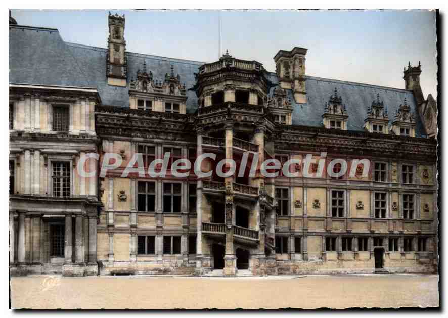 CPSM Blois Le Chateau Escalier D'Honneur