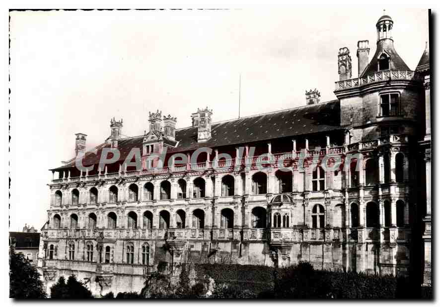 CPSM Le Chateau De Blois La Facade Des Lages