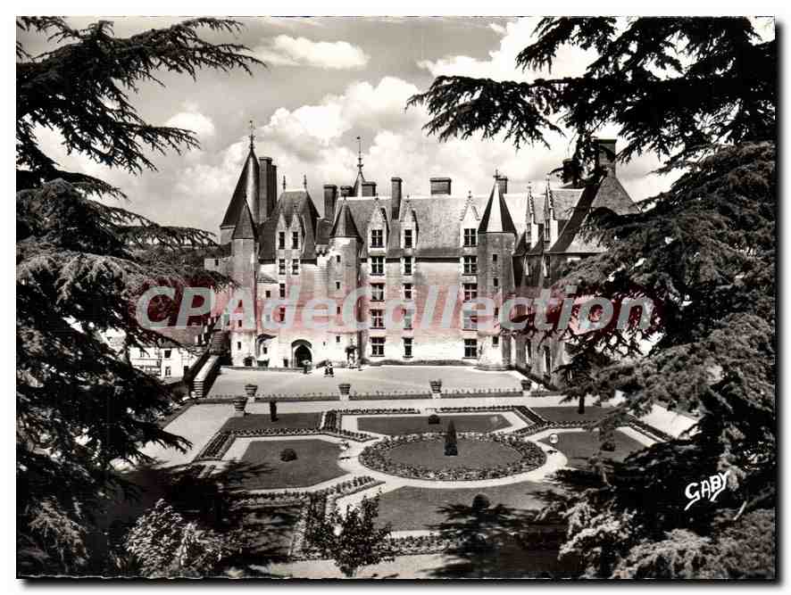 Schloss Langeais — Die Gärten und die Innenfassade — Éditions Gaby, Nantes