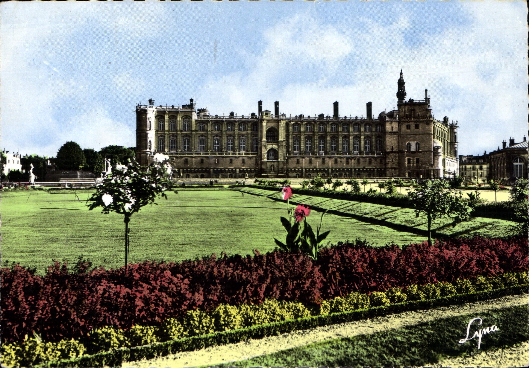 Castello di Saint-Germain-en-Laye — vista del castello e dei giardini — editore Lympa