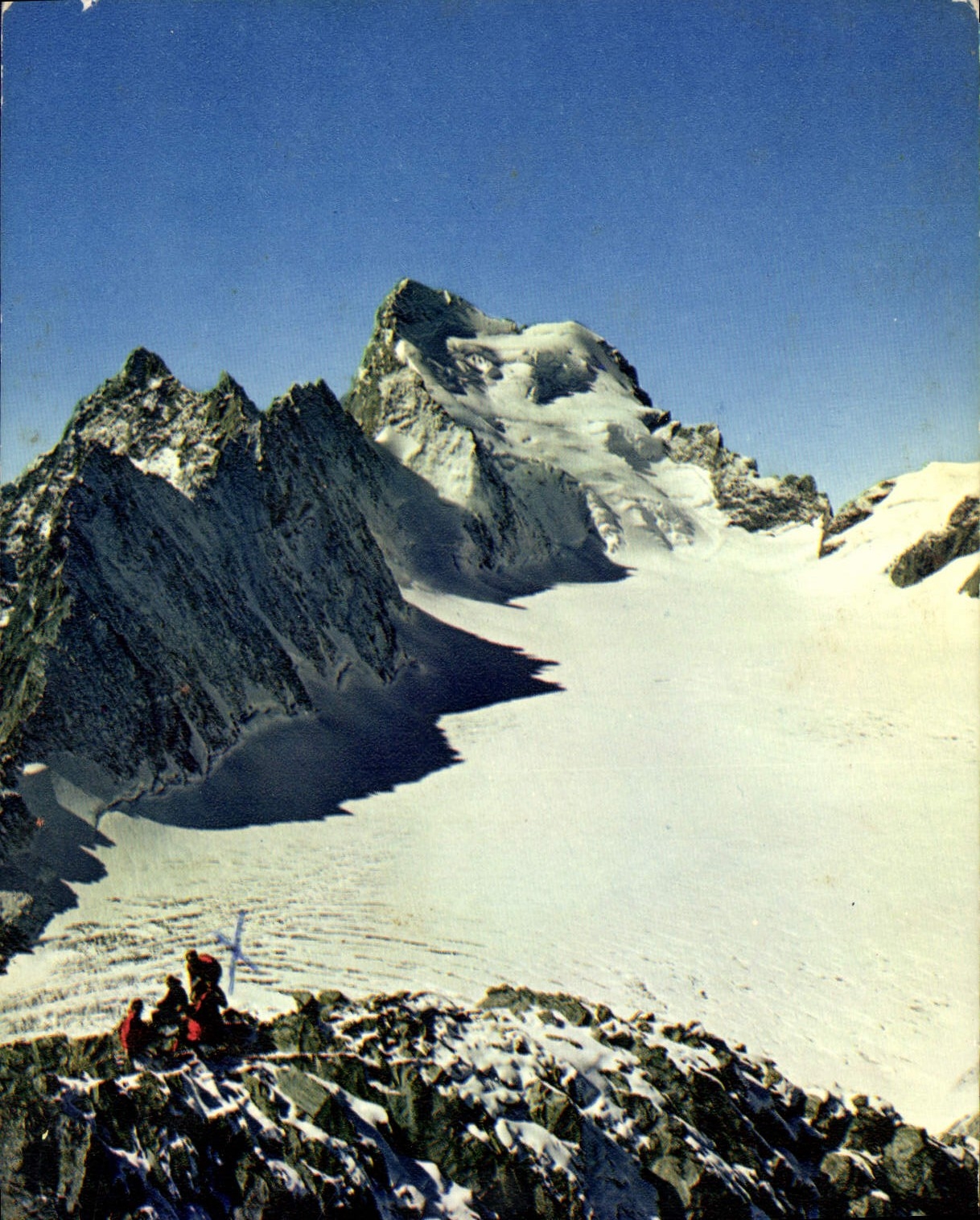 Massif des Écrins — Pie du Glacier Blanc — vue aérienne — Lumicap