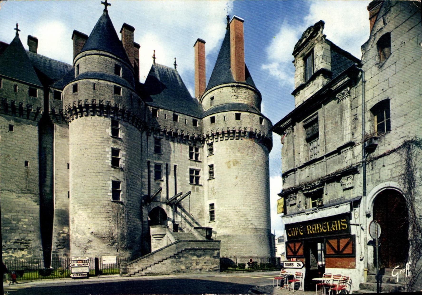 Château de Langeais — édifice du XVᵉ siècle — Éditions Greff, Paris - Anverso