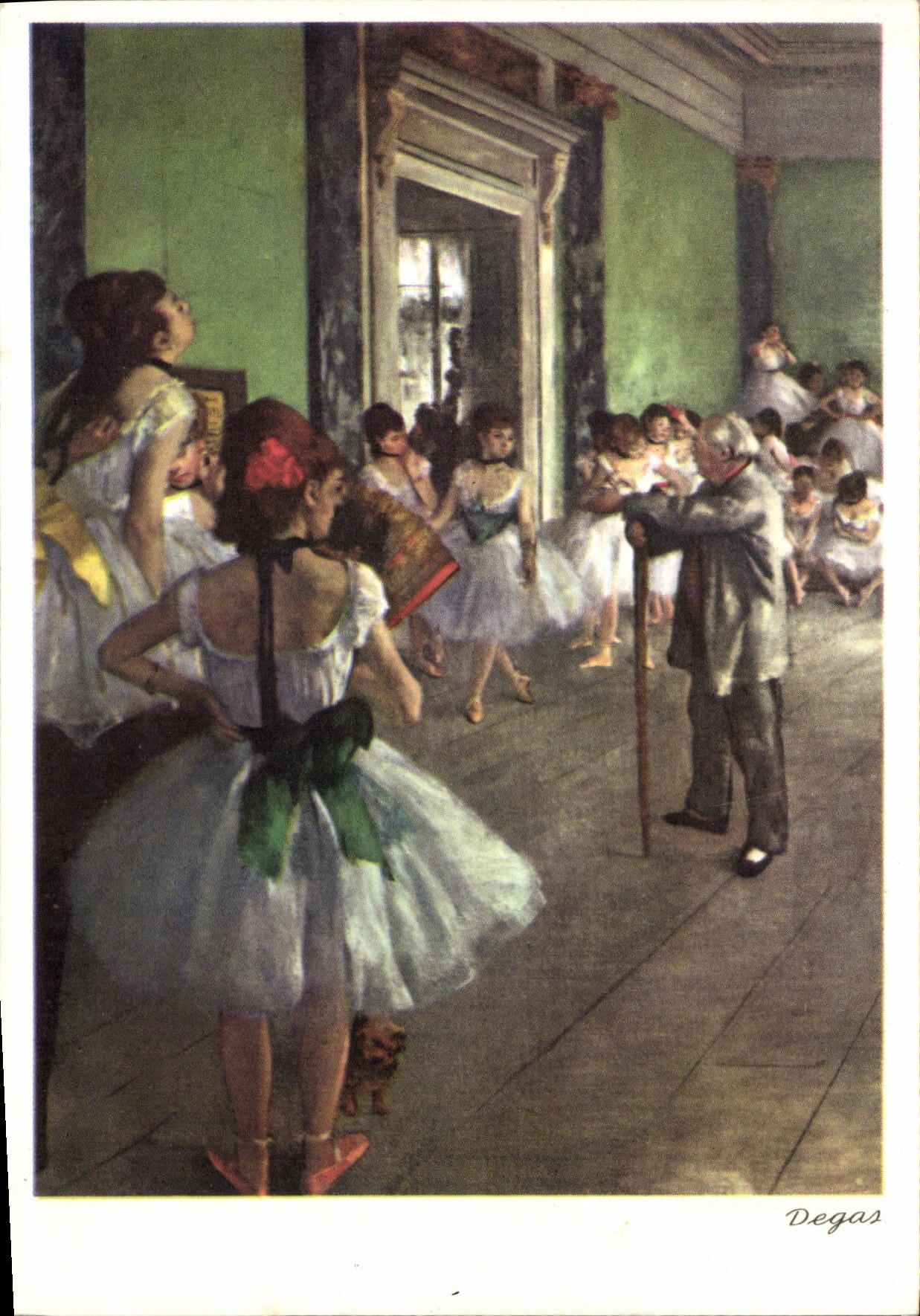 Classe de danse — Édouard Degas — Éditeur SABADEM Paris, n° 04 - Anverso