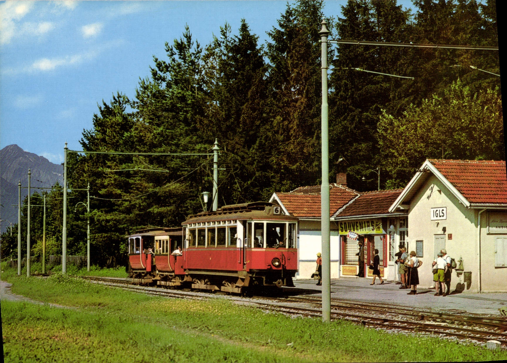 Igls — station du funiculaire — éditeur KTV, n° 5015 - Anverso