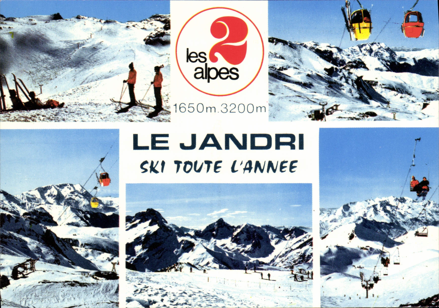 Le Jandri — Ski toute l'année — Les 2 Alpes, éditeur SPADÈM, n° 38 N 80