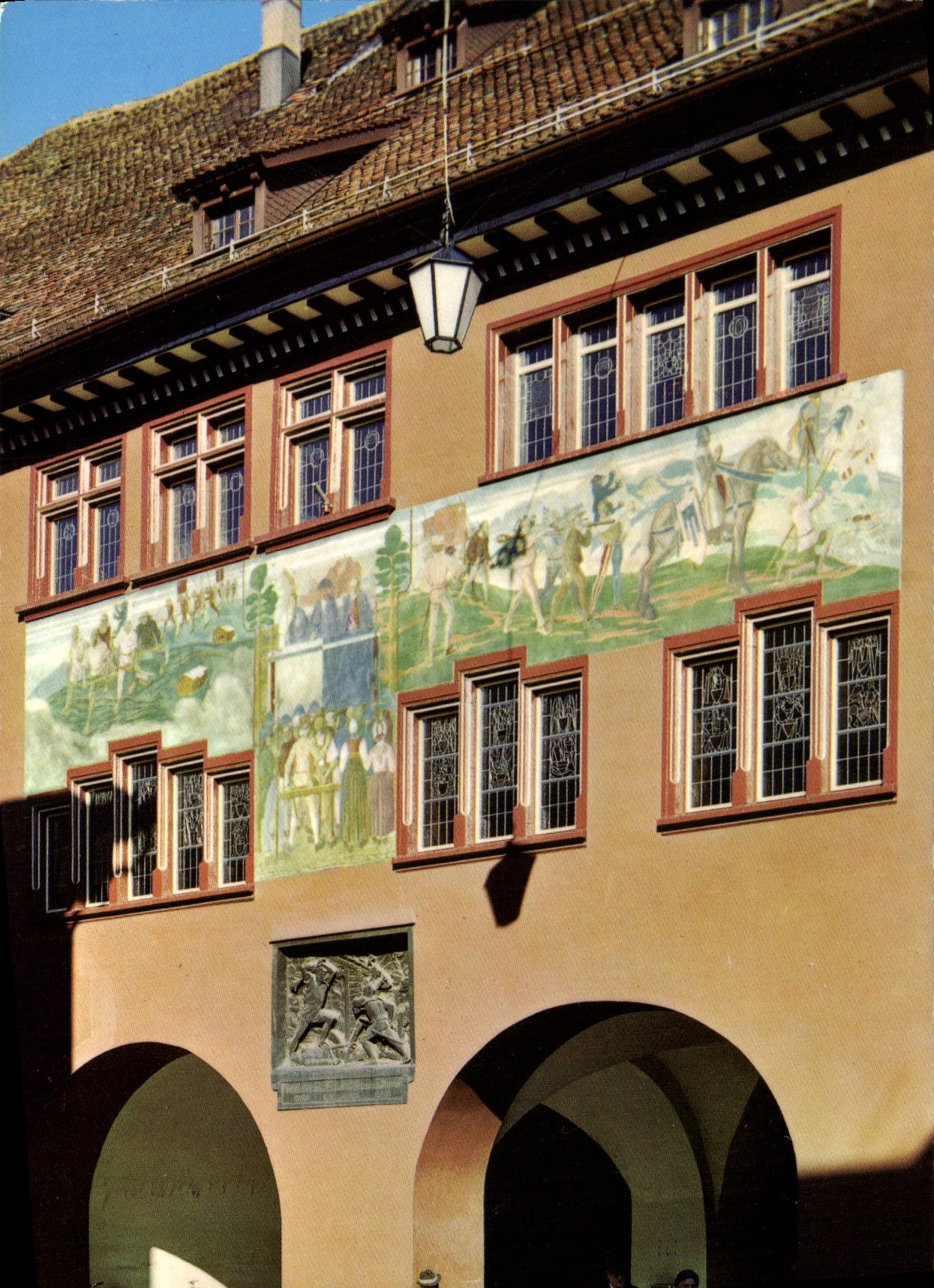 CPSM Appenzell Rathaus Maternei Auszug Zur Schiacht