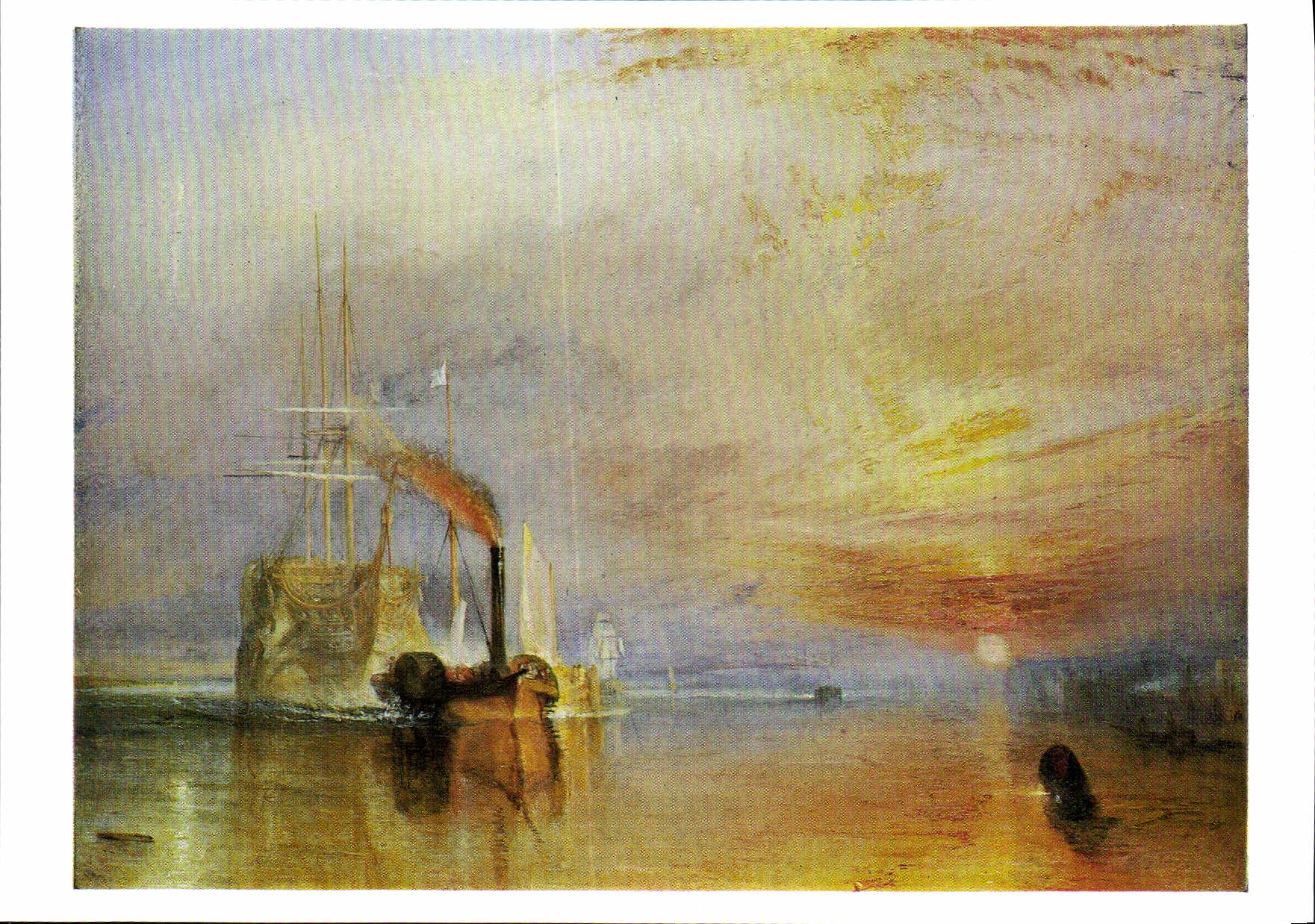 Le 'Fighting Téméraire' — toile de Turner — National Gallery