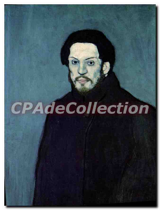 Autoportrait de Pablo Picasso — 1901 — Éditions de la réunion des musées nationaux - Recto