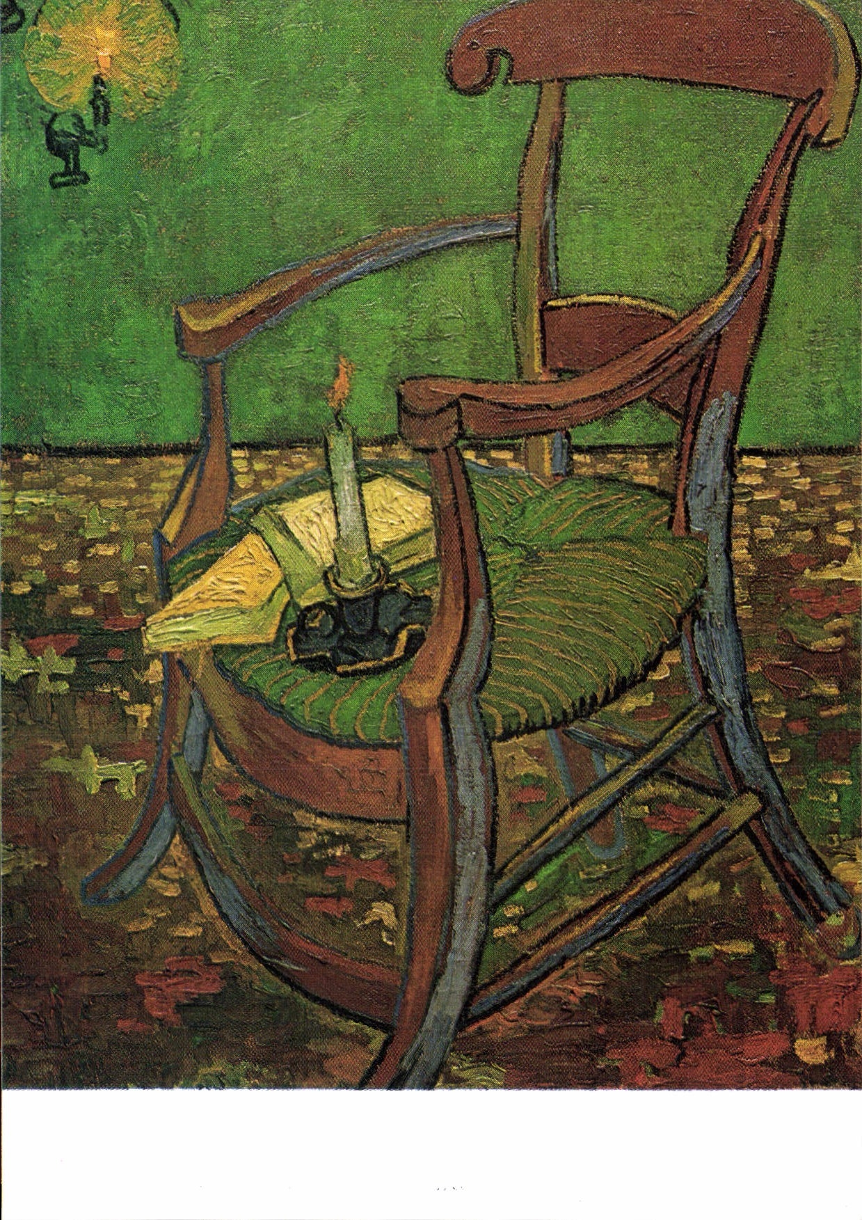 Chaise de Gauguin — œuvre de Vincent van Gogh — édition Van Gogh Museum Amsterdam 1973