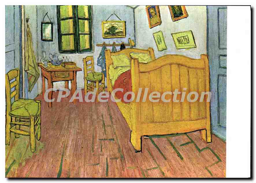 Chambre à coucher à Arles — peinture de Vincent van Gogh — édition Van Gogh Museum Amsterdam 1973