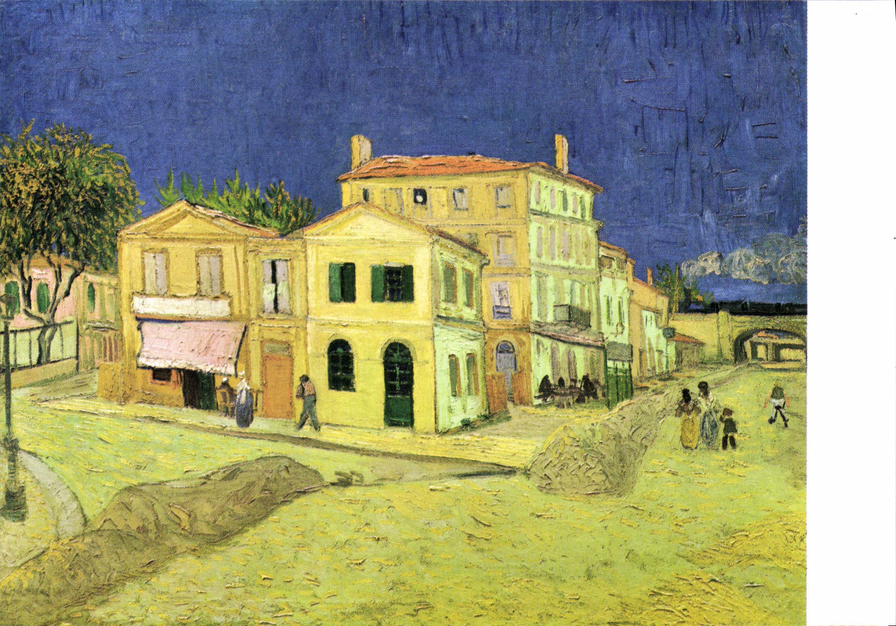 La maison de Vincent à Arles — peinture de Vincent van Gogh — édition Van Gogh Museum Amsterdam - Recto