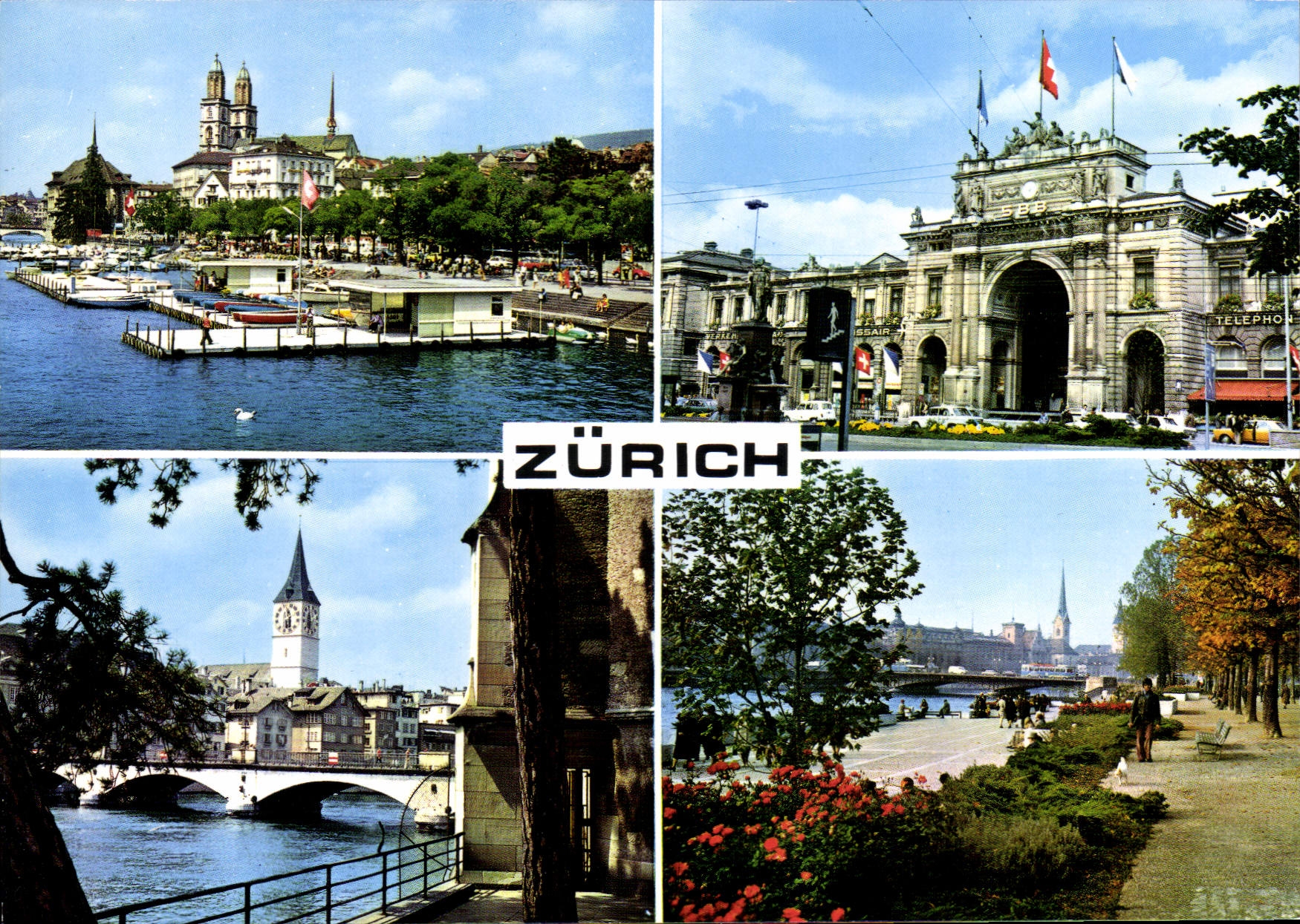 Zurich — vue panoramique — CPADeCollection