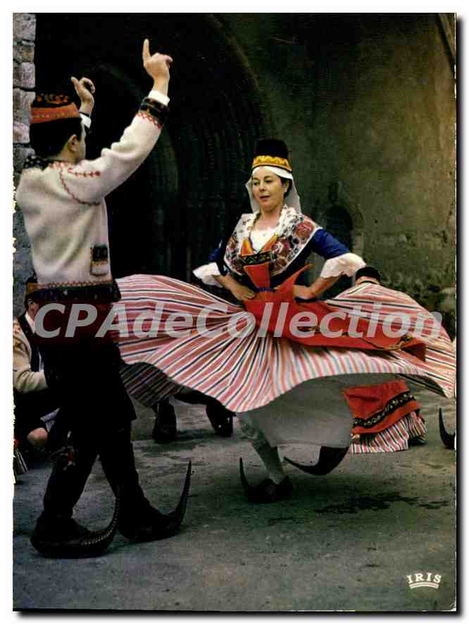 CPSM SAINT GIRONS Groupe Folklorique Les Bethmalais la Bourree De Bethmale