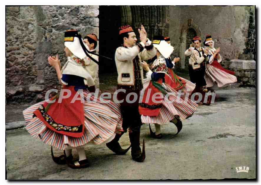 CPSM Groupe Folklorique Les Bethmalais La Traversee De Bethmale