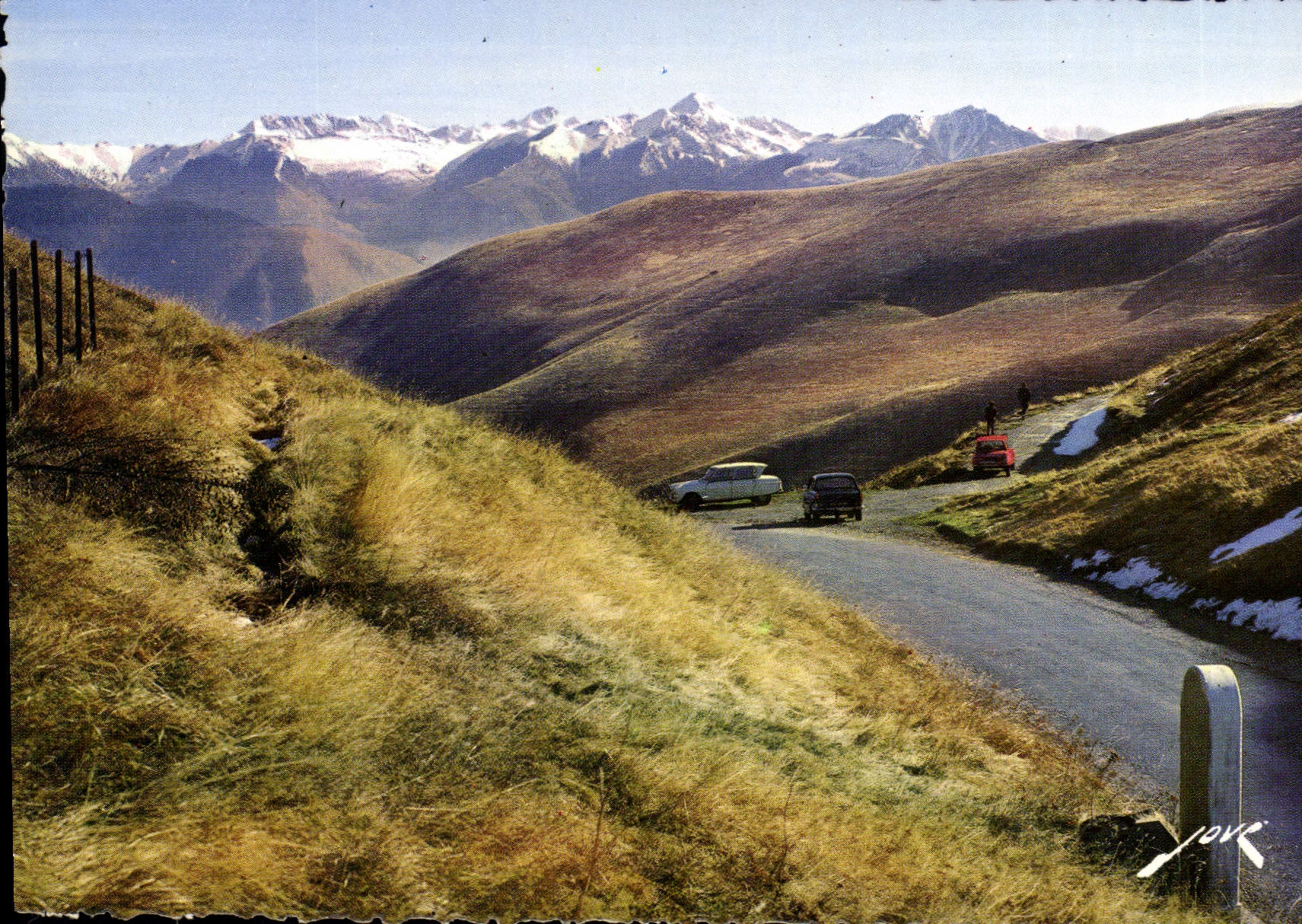 CPSM Le Col De Peyresourde Aux Environs De Luchon