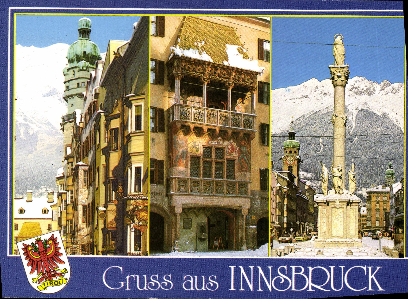 Innsbruck — vue panoramique hivernale — H. Purner, Nr. 120