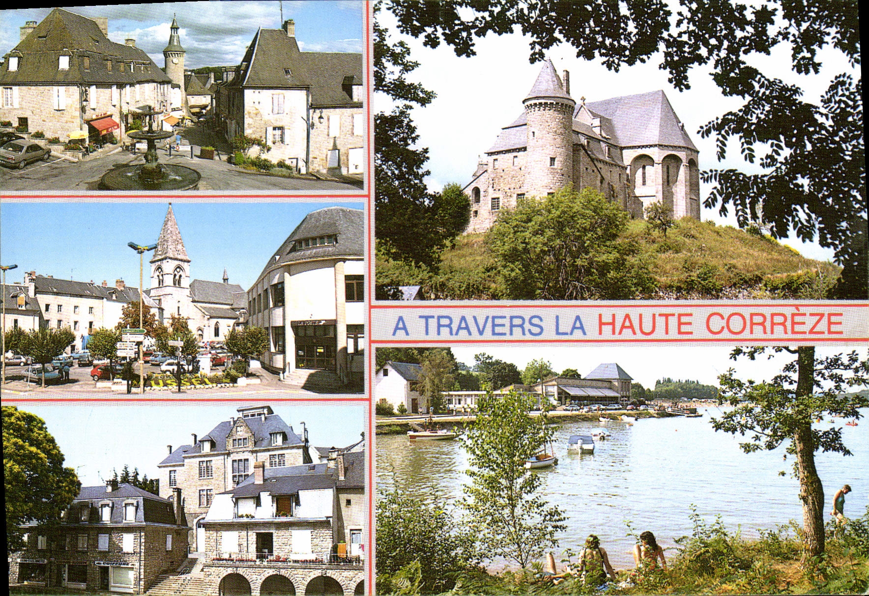 CPSM La Haute correze Meymac Ussel Egletons St Angel Neuvic 