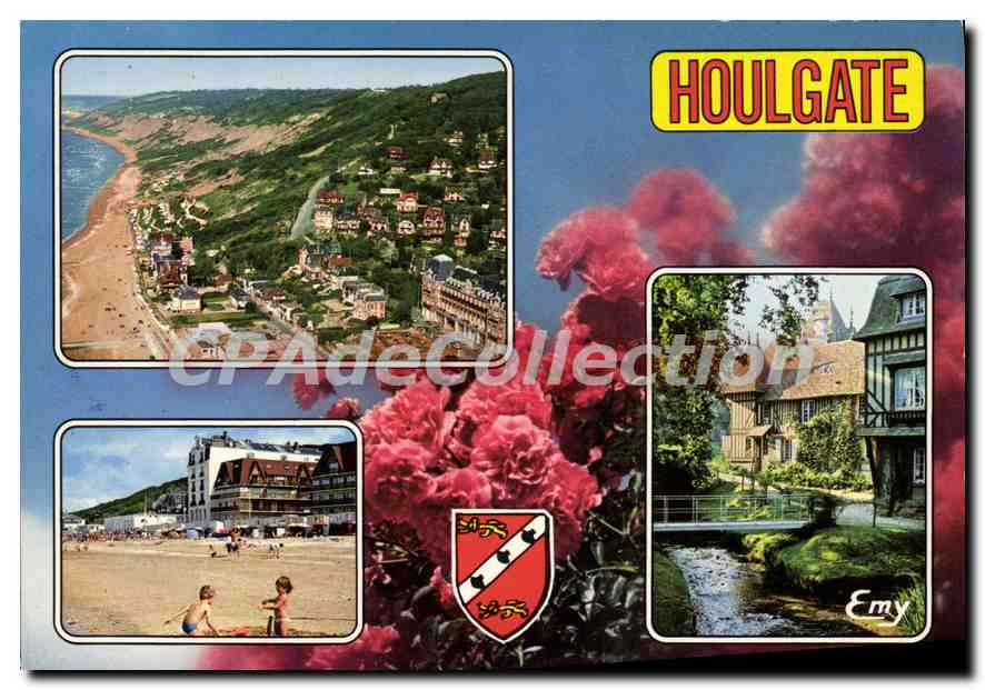 Houlgate — vue générale, plage, moulin Landry — Production LECONTE