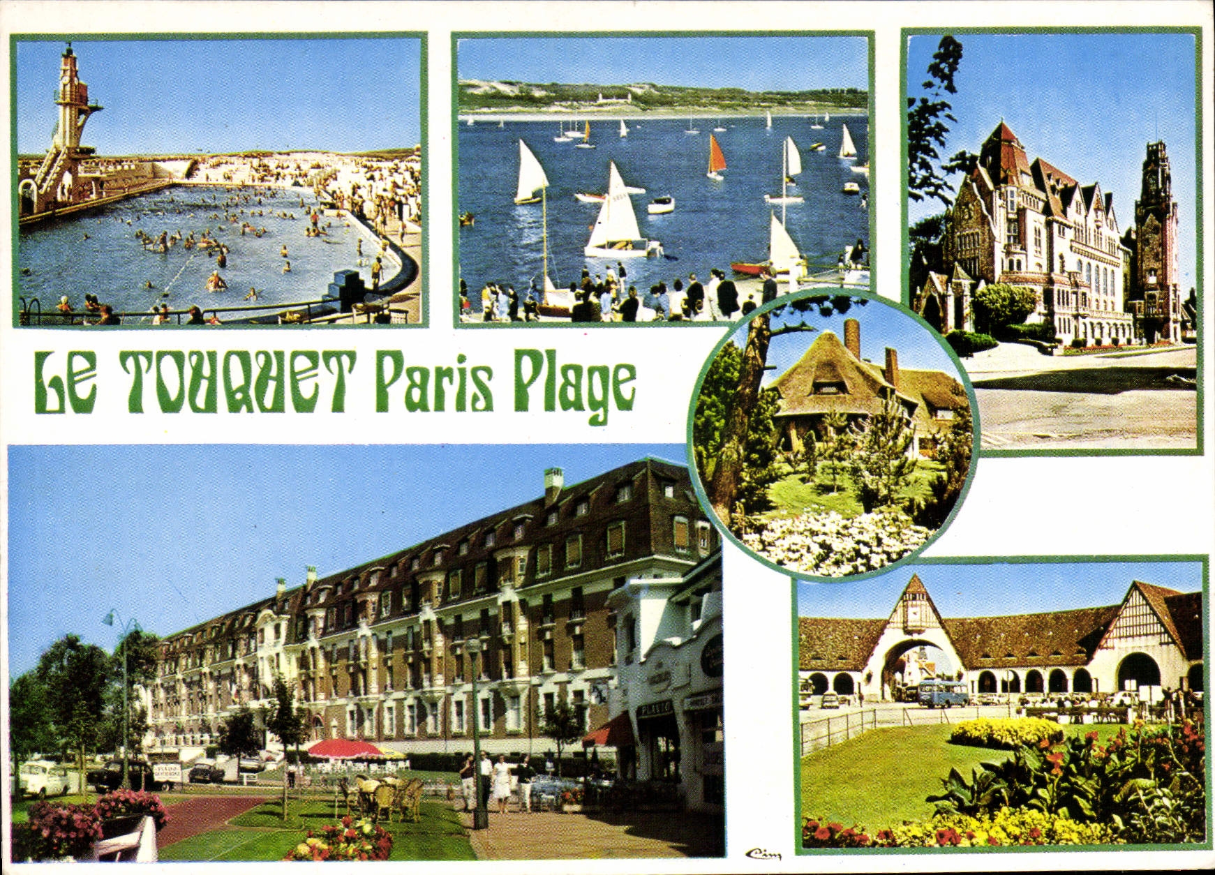 Le Touquet-Paris-Plage — vue panoramique — Éditions & Impressions Comtier, Macon