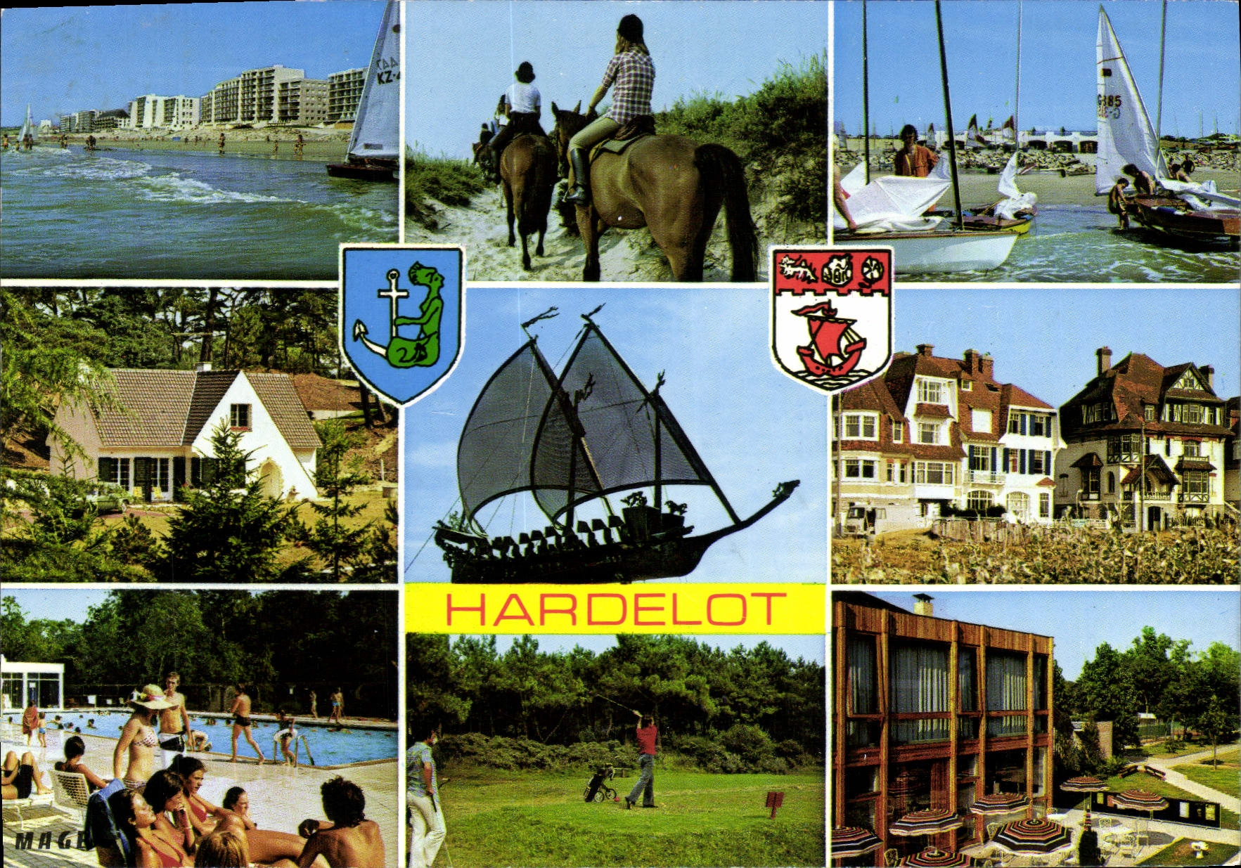 CPSM Cote d'Opale France Hardelot Plage Pas de Calais 