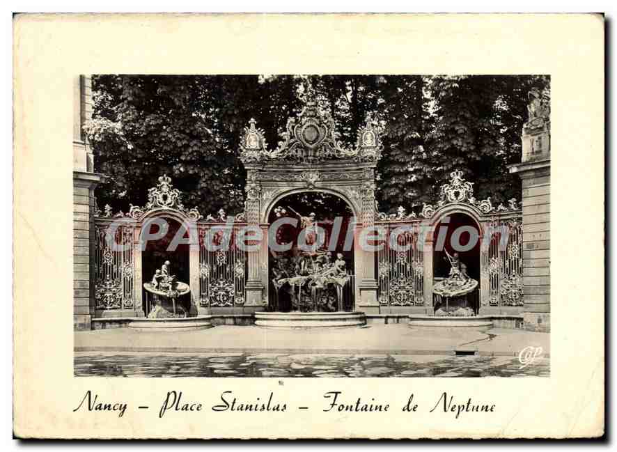 Nancy - Place Stanislas - Fontaine de Neptune — CPAdeCollection, n° 1783