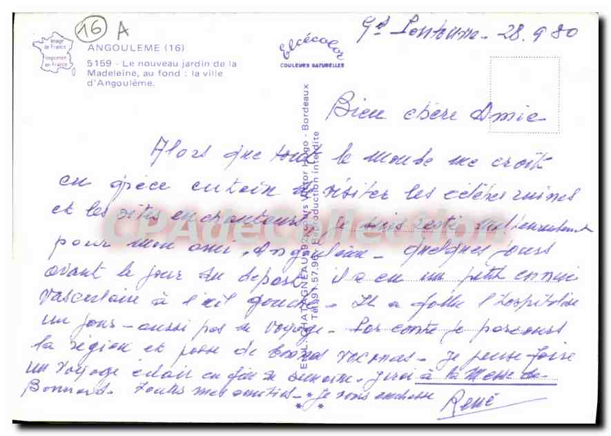 Jardin de la Madeleine — Angoulême — Éditeur : Éditions de la Madeleine — Reverso