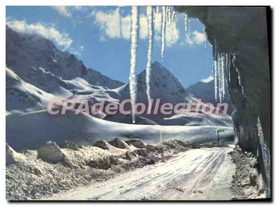 Les Grands Cols. Route du Lautaret — (Alt. 2.058 m.), en hiver — Éditions Grenoble Spadem