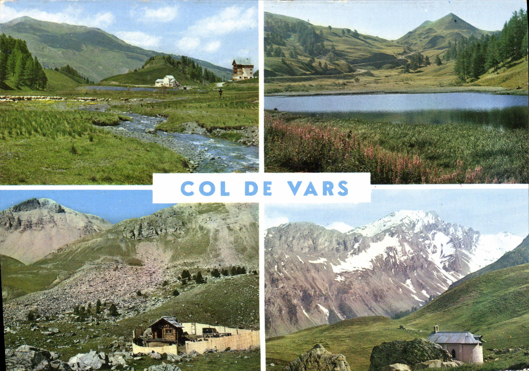 Col de Vars — vue panoramique — Éditions des Alpes, n° T-488