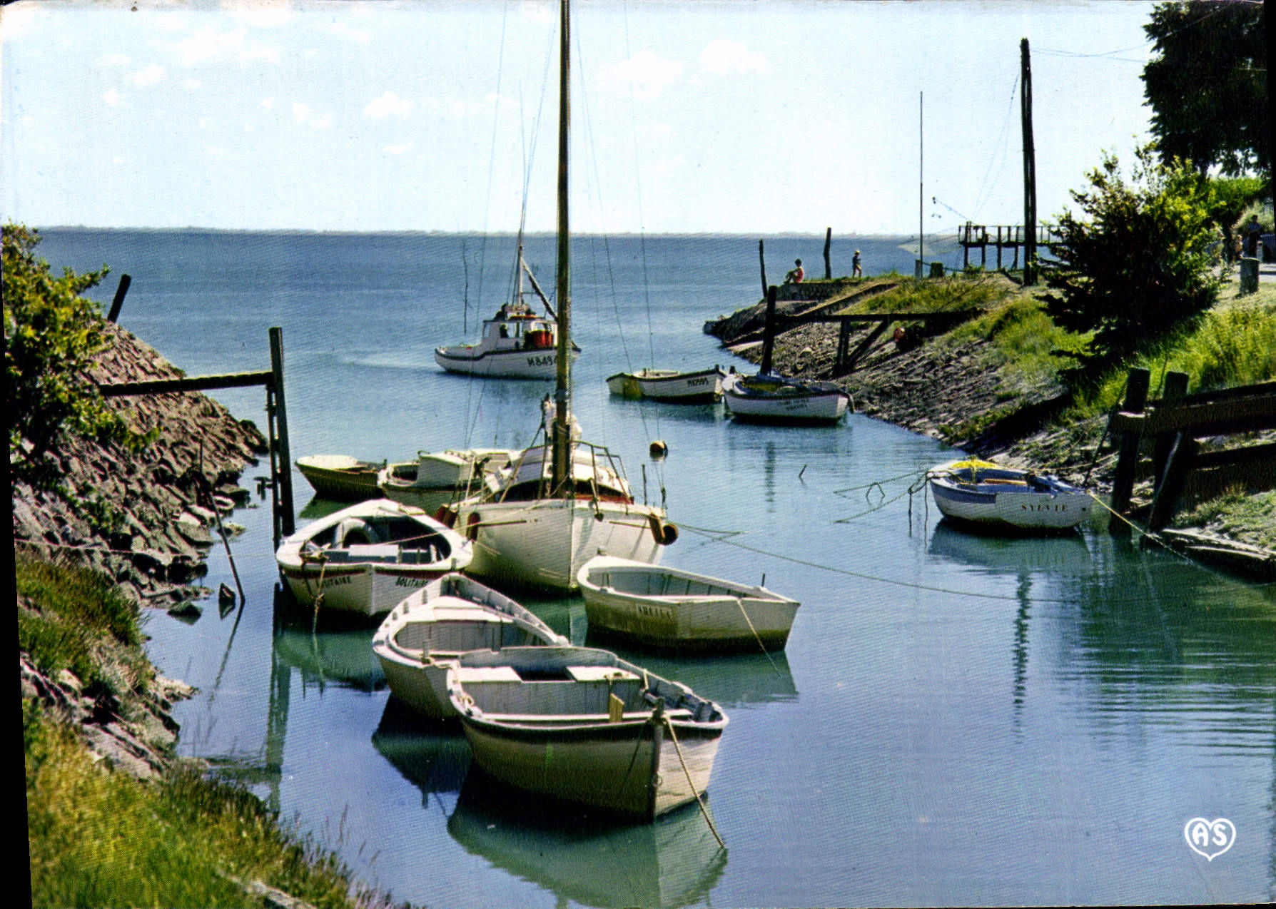 Talmont (Charente-Maritime) — Le port — Artaud Frères, Nantes