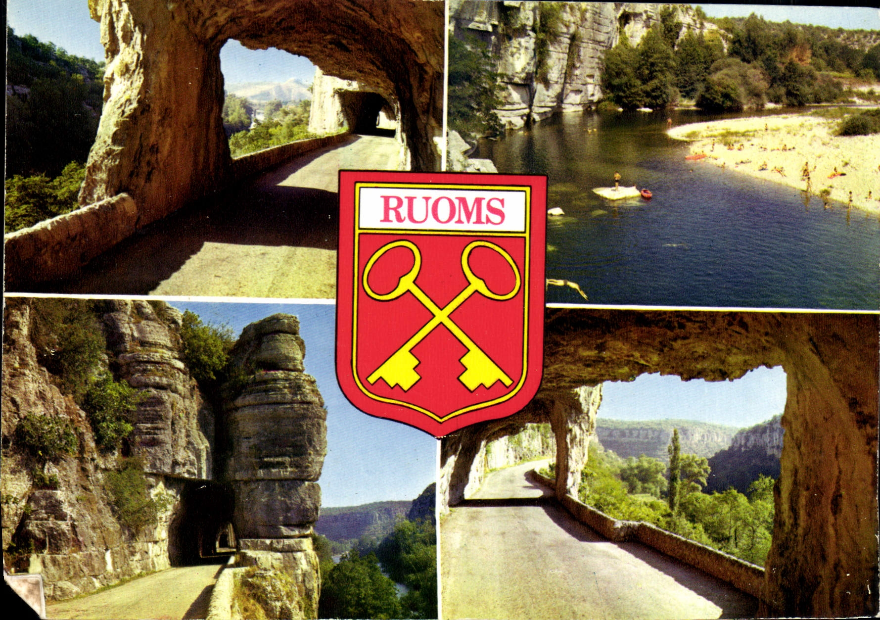 Ruoms — Vue du défilé et du lac — Éditions de France