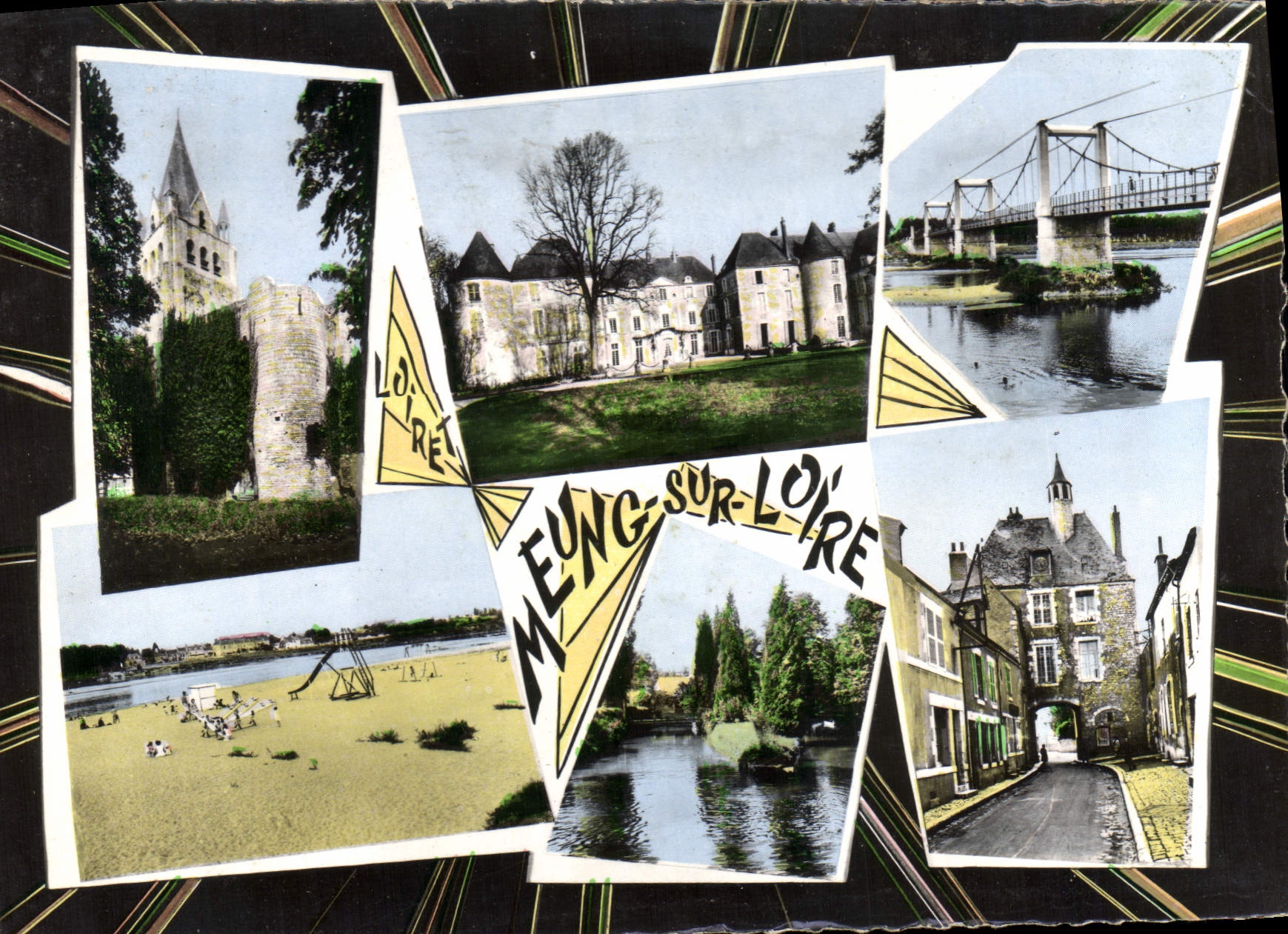 Meung-sur-Loire — vue panoramique — Comber (IMP. MACOR) n° 1 C