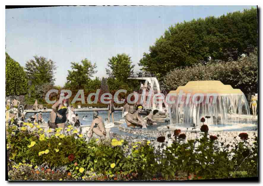 Piscine du Sporting Club à Vichy — Éditions 'La Cigogne' n°14