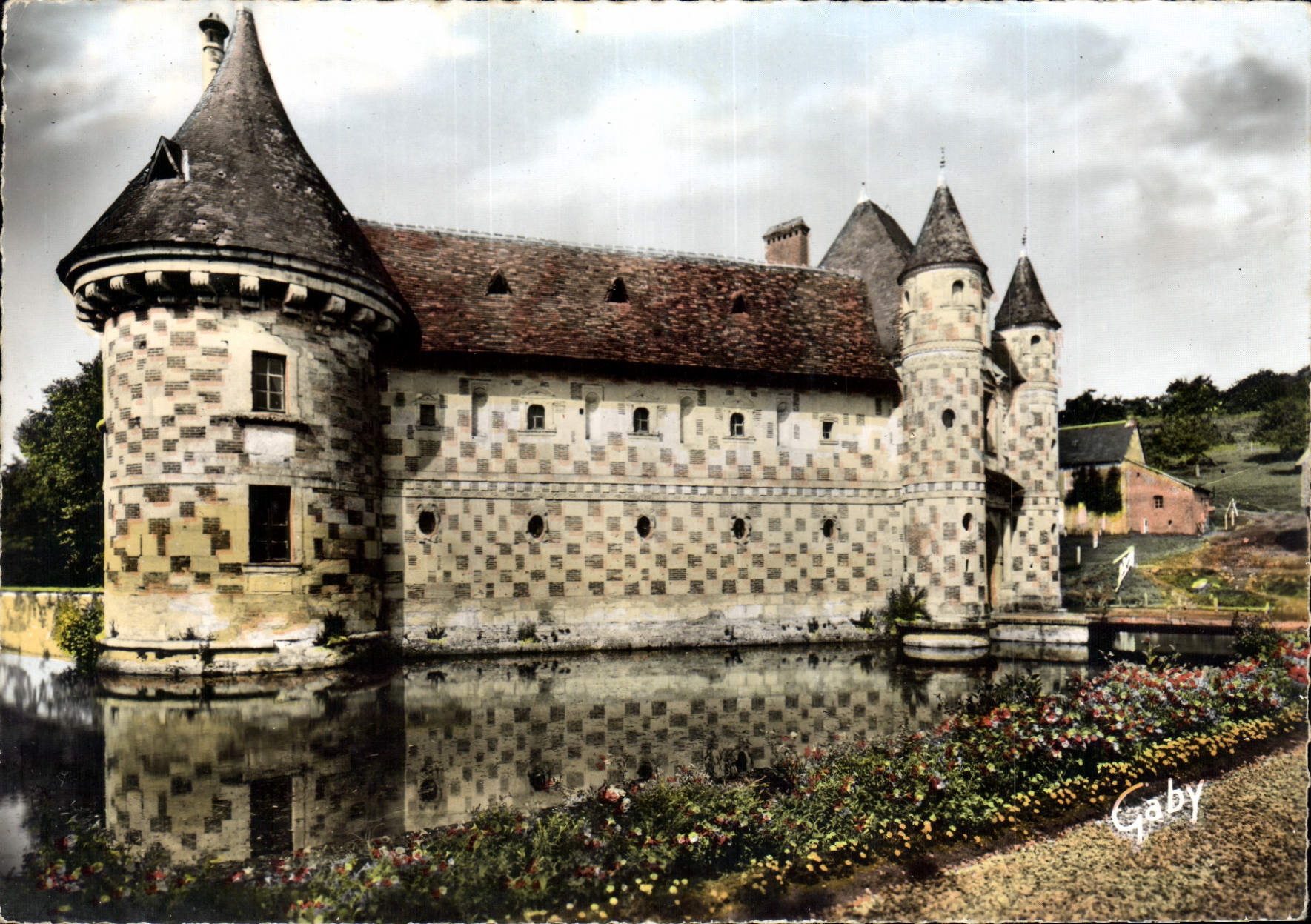 CPSM Saint German de Livet Calvados Le Chateau