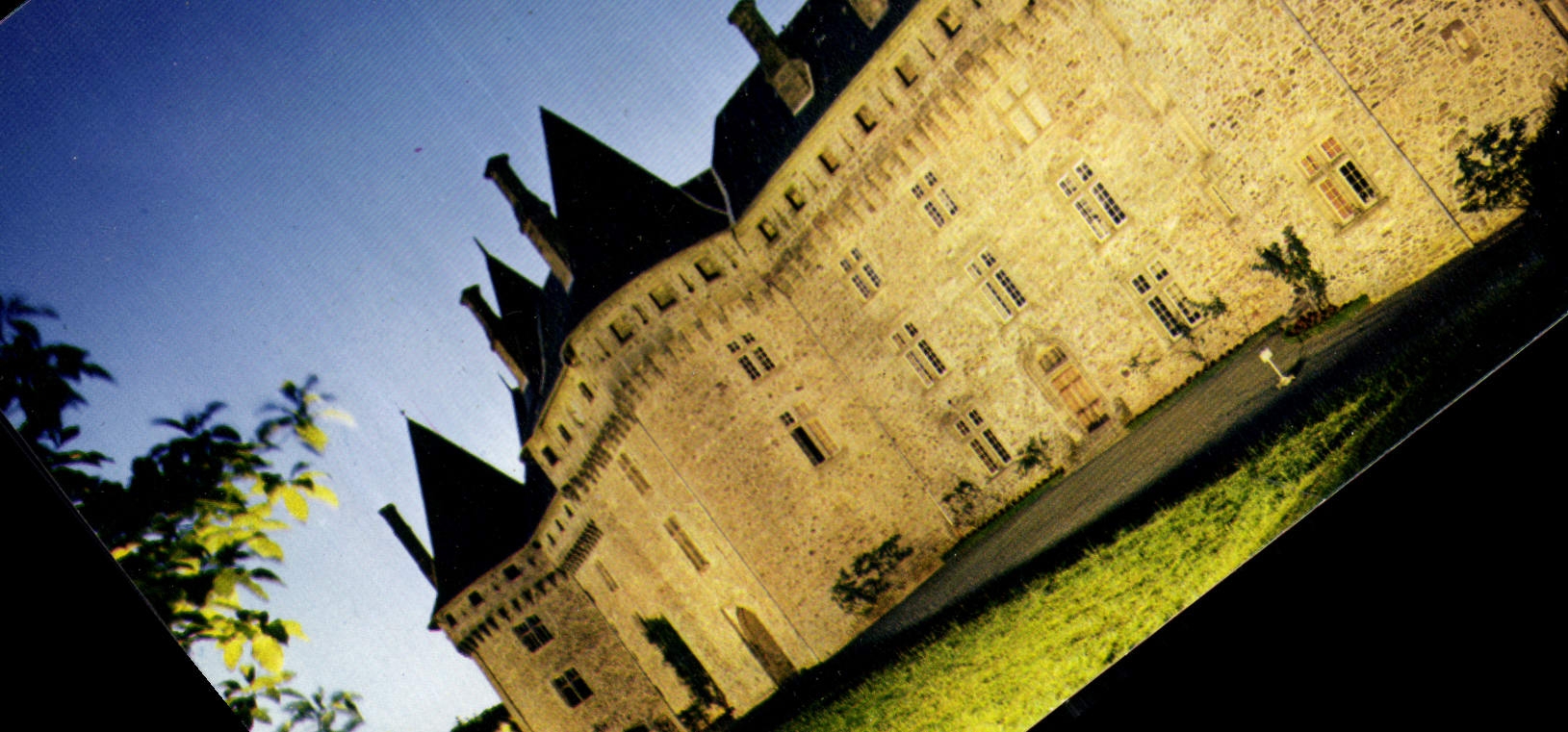 CPSM Pompadour Correze Le chateau de nuit 