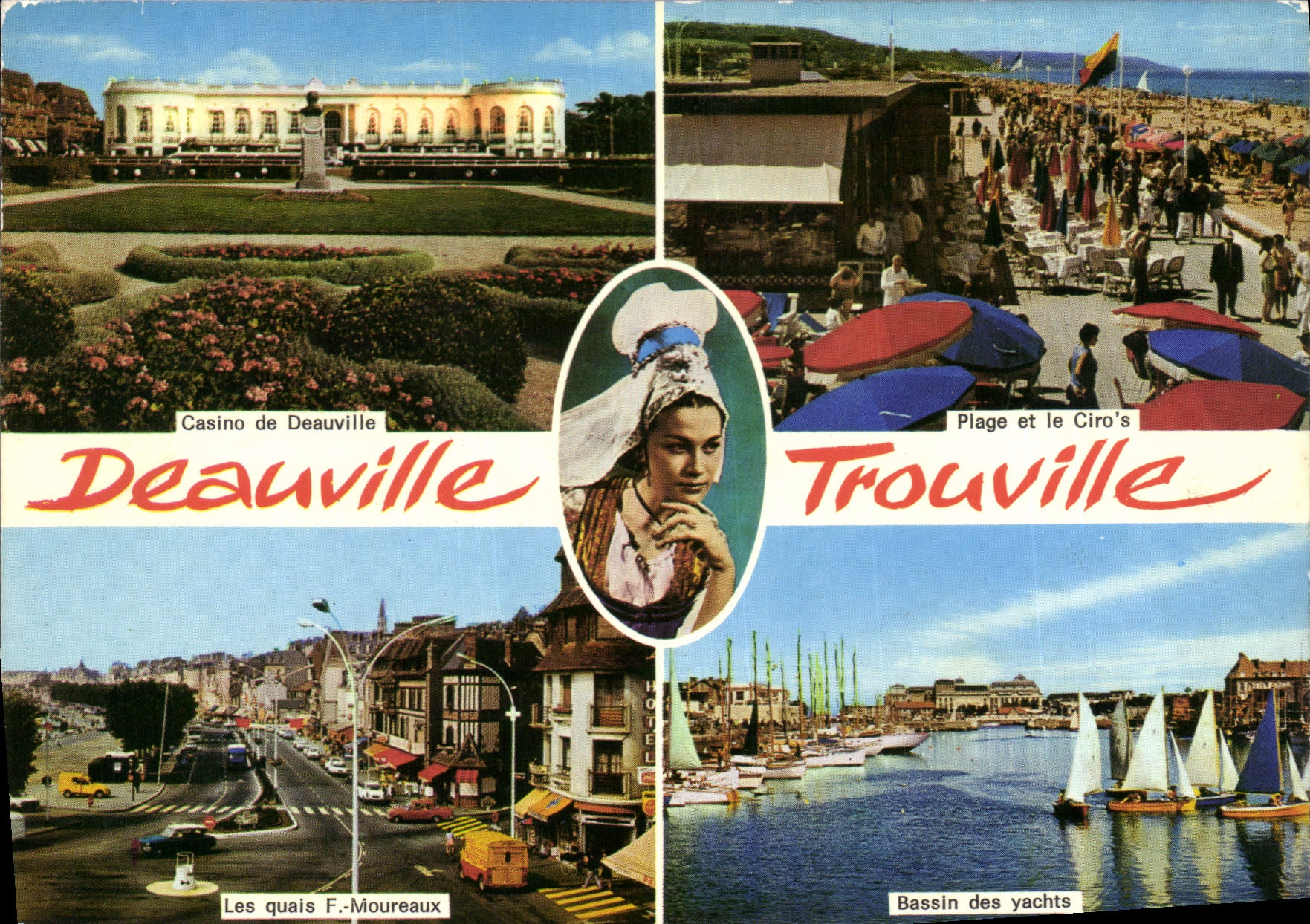 Deauville et Trouville — Casino, plage, quais et bassin — Elnacap - Anverso
