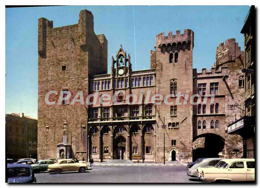 CPSM Narbonne Aude L'Hotel de Ville et sa Tour Sarrasine
