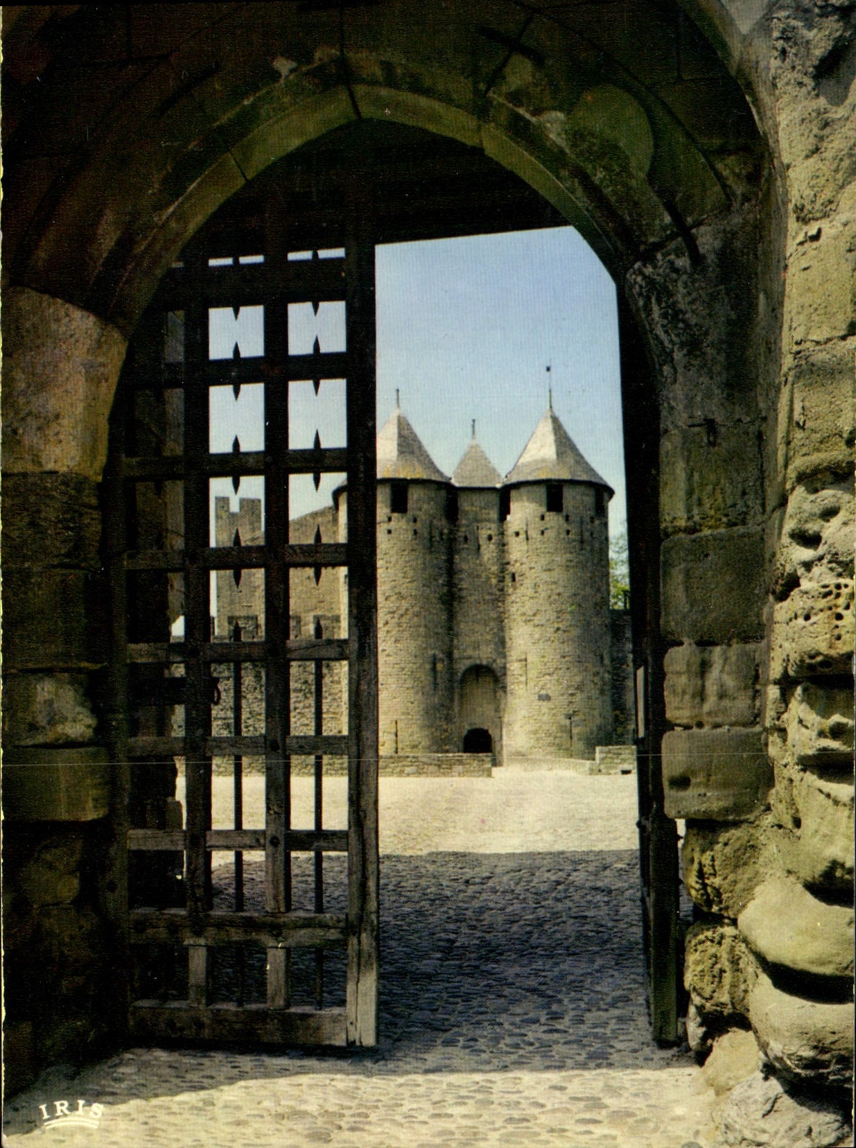 CPSM Cite de Carcassonne Aude La Porte Narbonnaise 