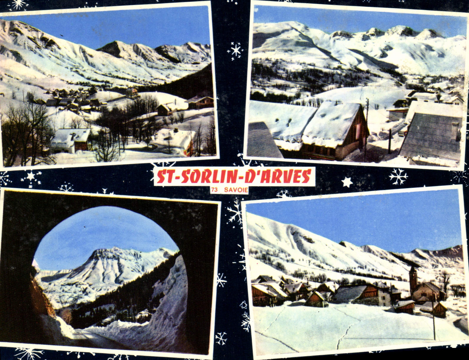 CPSM St Sorlin d'Arves Savoie 