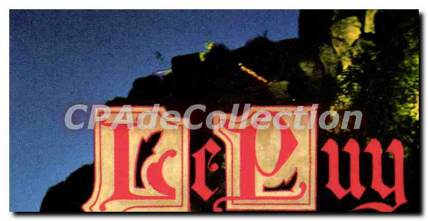 CPSM Le Puy en Velay Haute Loire Rocher Corneille Notre Dame 
