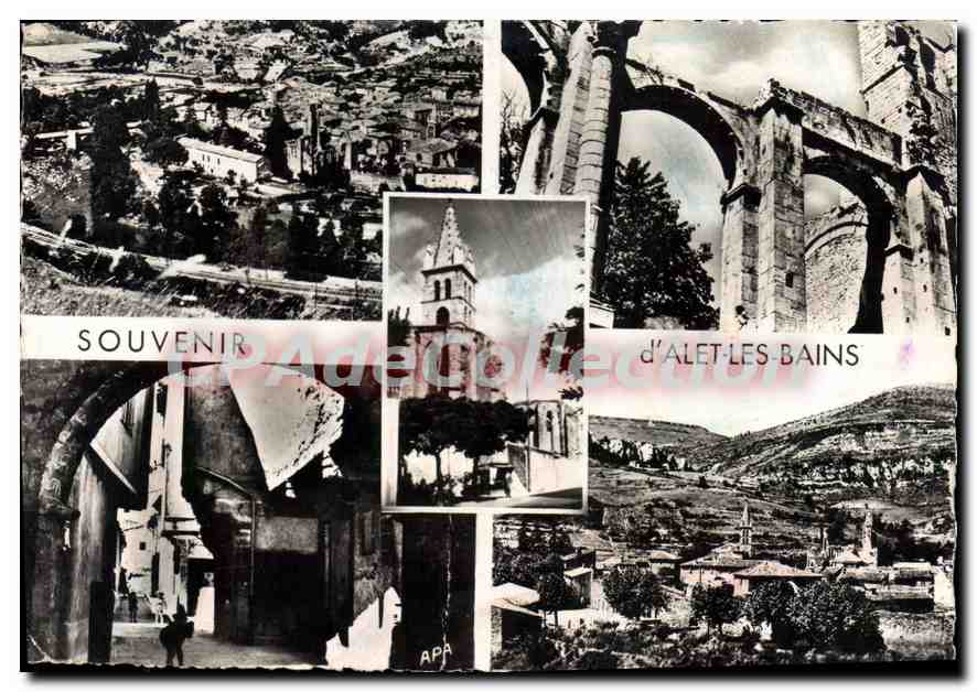 Alet-les-Bains — Souvenir — Société des Cartes Postales APA-POUX