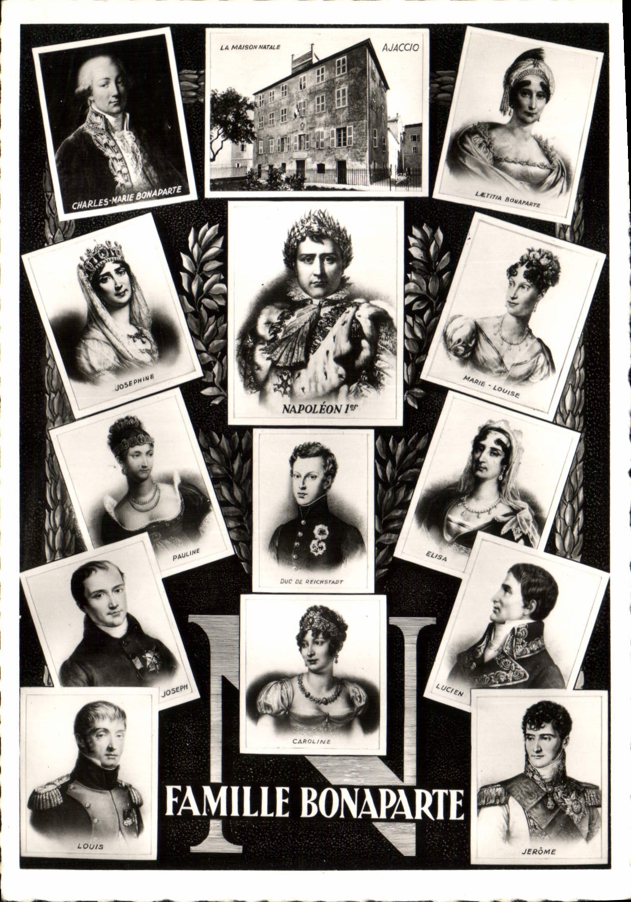 Famille Bonaparte — Ajaccio — éditeur Real-Photo, Paris