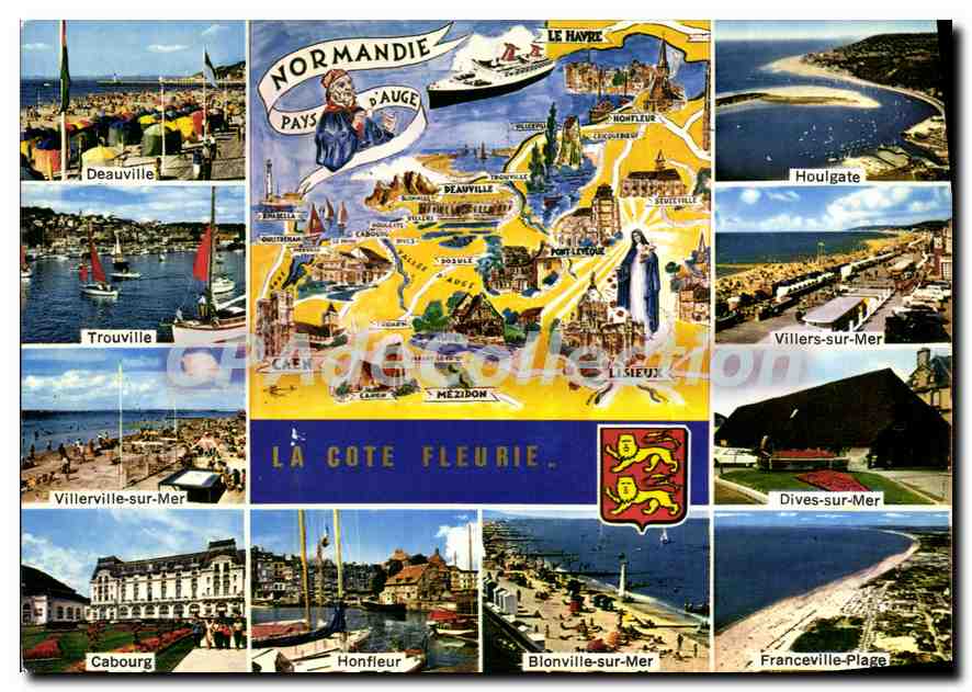 Normandie — Pays d'Auge — La Côte Fleurie — éditeur Artaind
