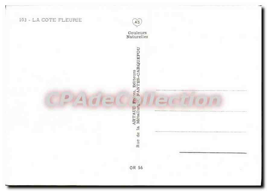 Normandie — Pays d'Auge — La Côte Fleurie — éditeur Artaind — Achterkant