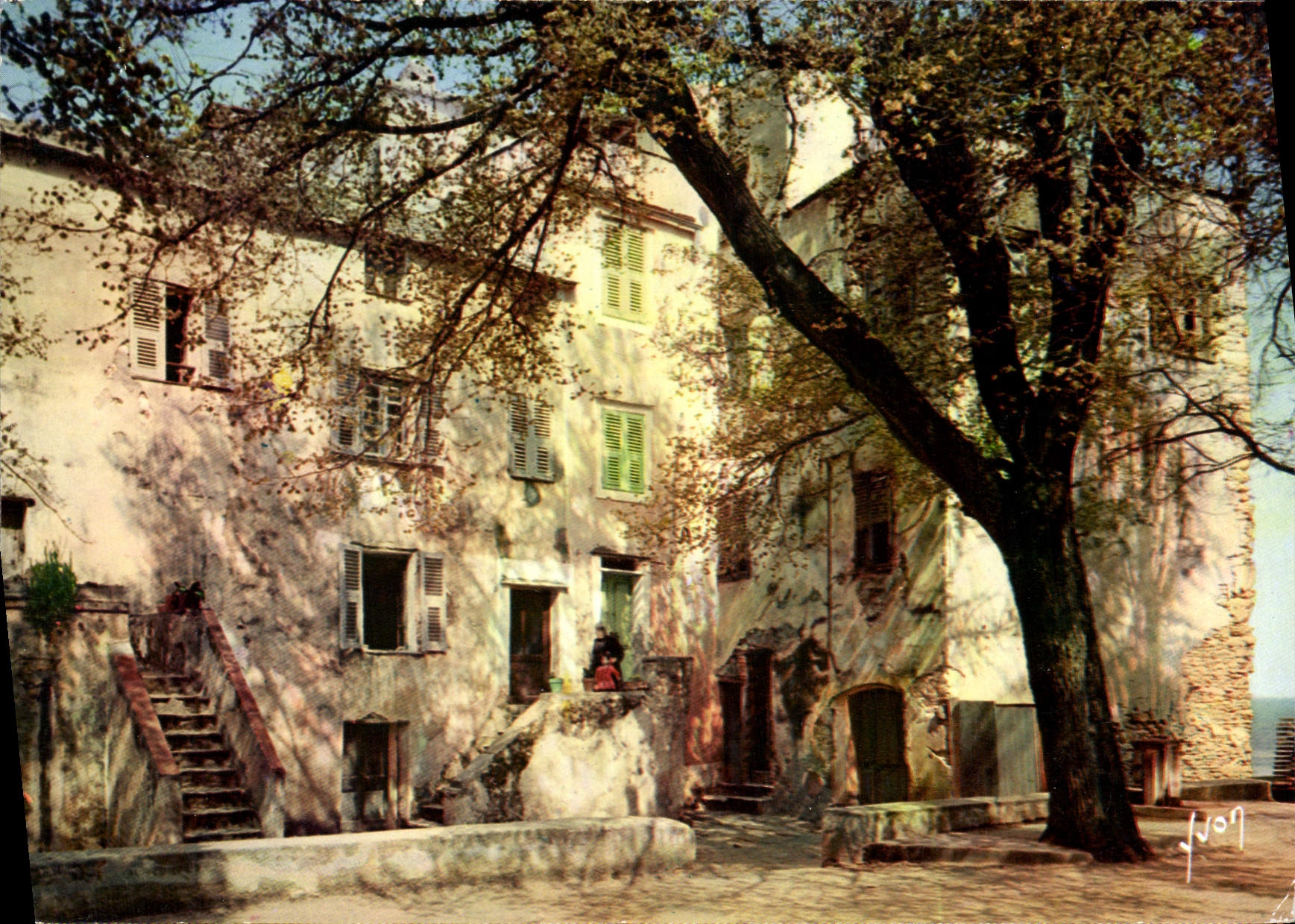 CPSM Couleurs et Lumiere de France La Corse oasis de Beaute Saint Feorent 