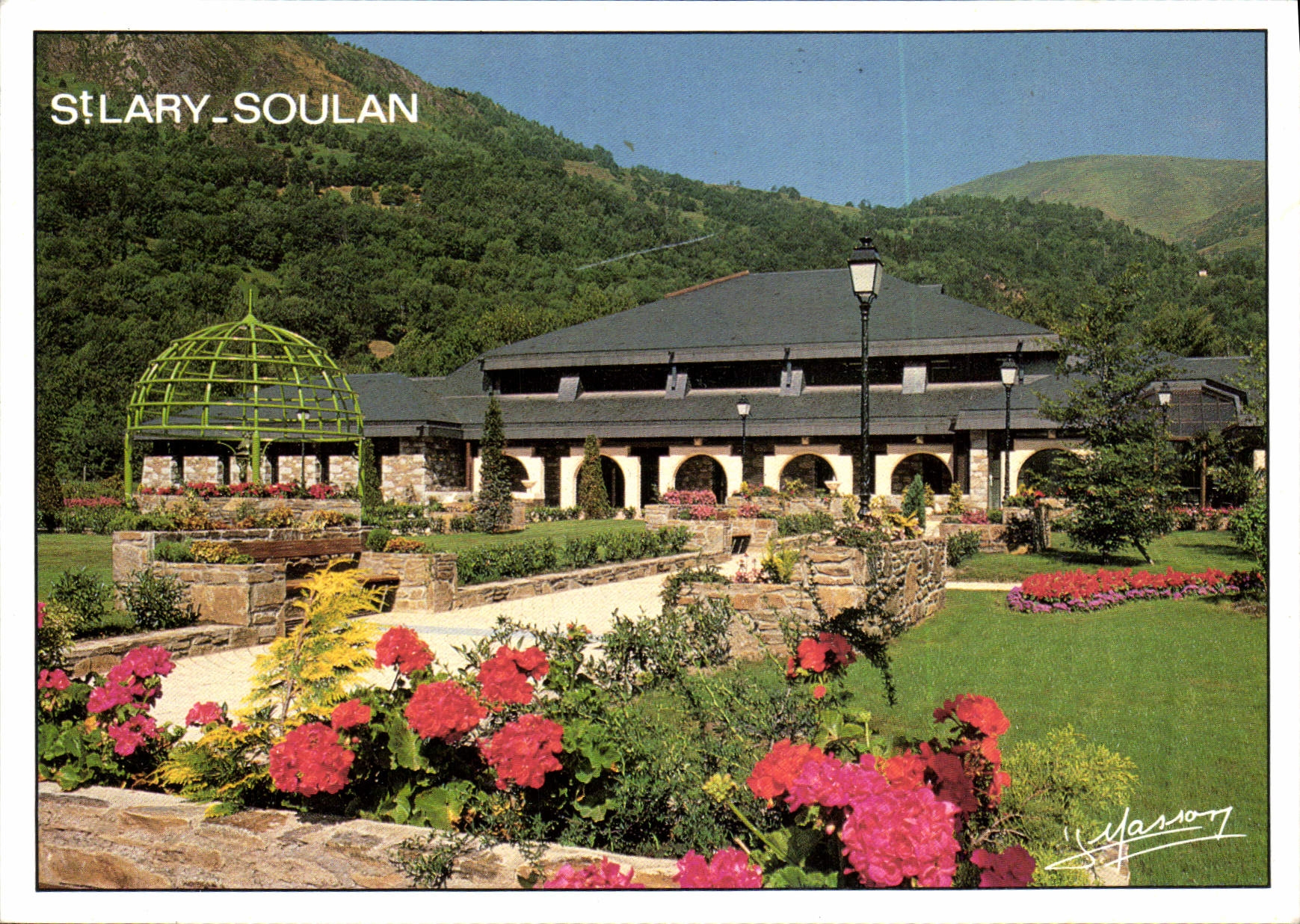 Saint-Lary-Soulan — Thermes et jardins — Photo-Éditions J. Masson
